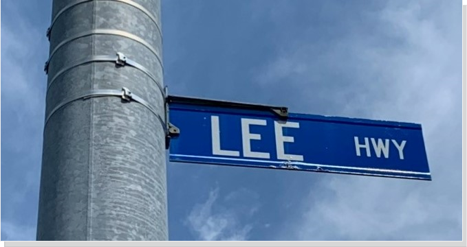 Lee Highway in Fairfax County, VA